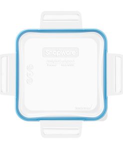 Snapware® Total Solution® Medium Square Plastic Lid with Light Blue Seal