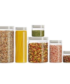 Pyrex® 6-Piece Lightweight Glass Canister Set
