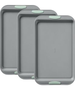 Pyrex® Metal Bakeware 3-Piece Large Cookie Sheet Set in Sage
