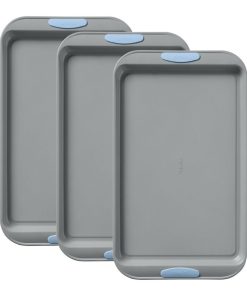 Pyrex® Metal Bakeware 3-Piece Large Cookie Sheet Set in Cerulean