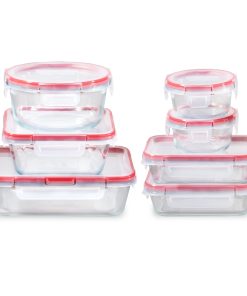 Pyrex® FreshLock™ 14-piece Mixed-Size Glass Storage Set