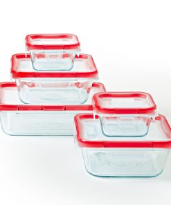 Pyrex® Freshlock™ 10-piece Glass Storage Set