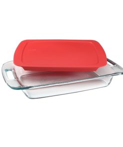 Pyrex® Easy Grab® 3-quart Glass Baking Dish with Red Lid