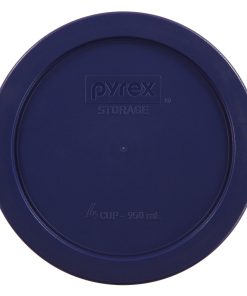 Pyrex® 4-cup Round Plastic Lid. Dark Blue