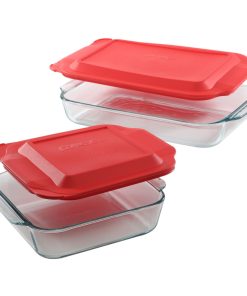 Pyrex® Basics 4-piece Glass Bakeware Set