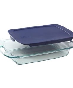 Pyrex® Easy Grab® 3-quart Glass Baking Dish with Blue Lid