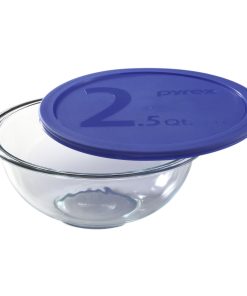 Pyrex® 2.5-quart Mixing Bowl with Blue Lid