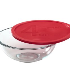 Pyrex® 4-quart Mixing Bowl with Red Lid