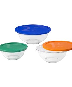 Pyrex® 6-piece Mixing Bowl Set with Assorted Lids