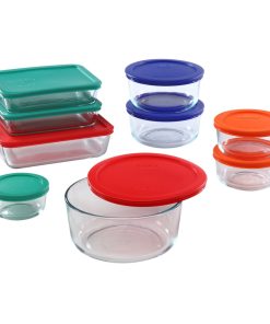Pyrex® Simply Store® 18-piece Glass Food Storage Container Set with Lids